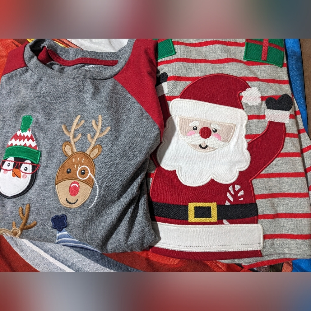 Festive Gymboree Christmas Shirts Size 12